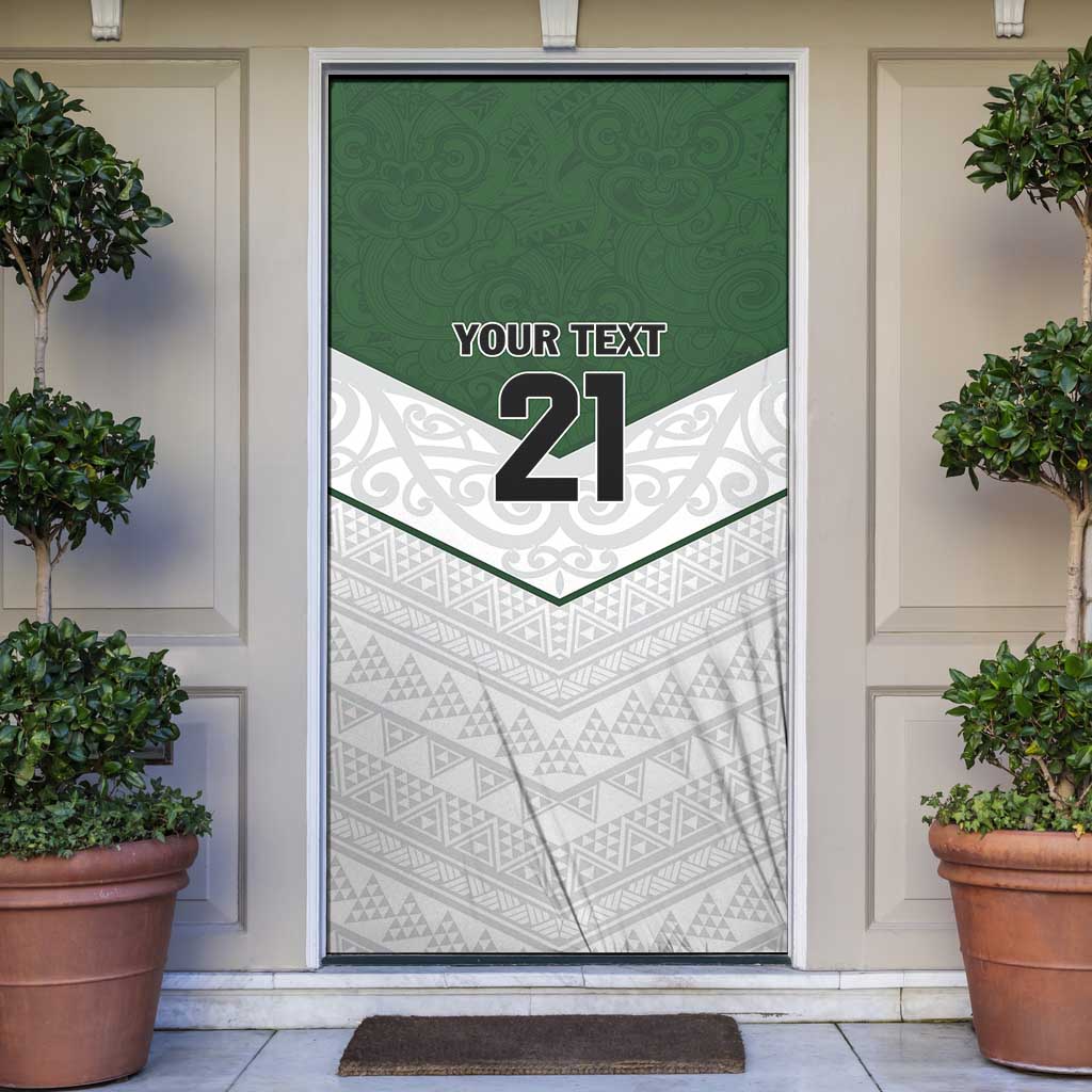 Custom New Zealand Maori Niho Taniwha Door Cover - Aussie Hoodie