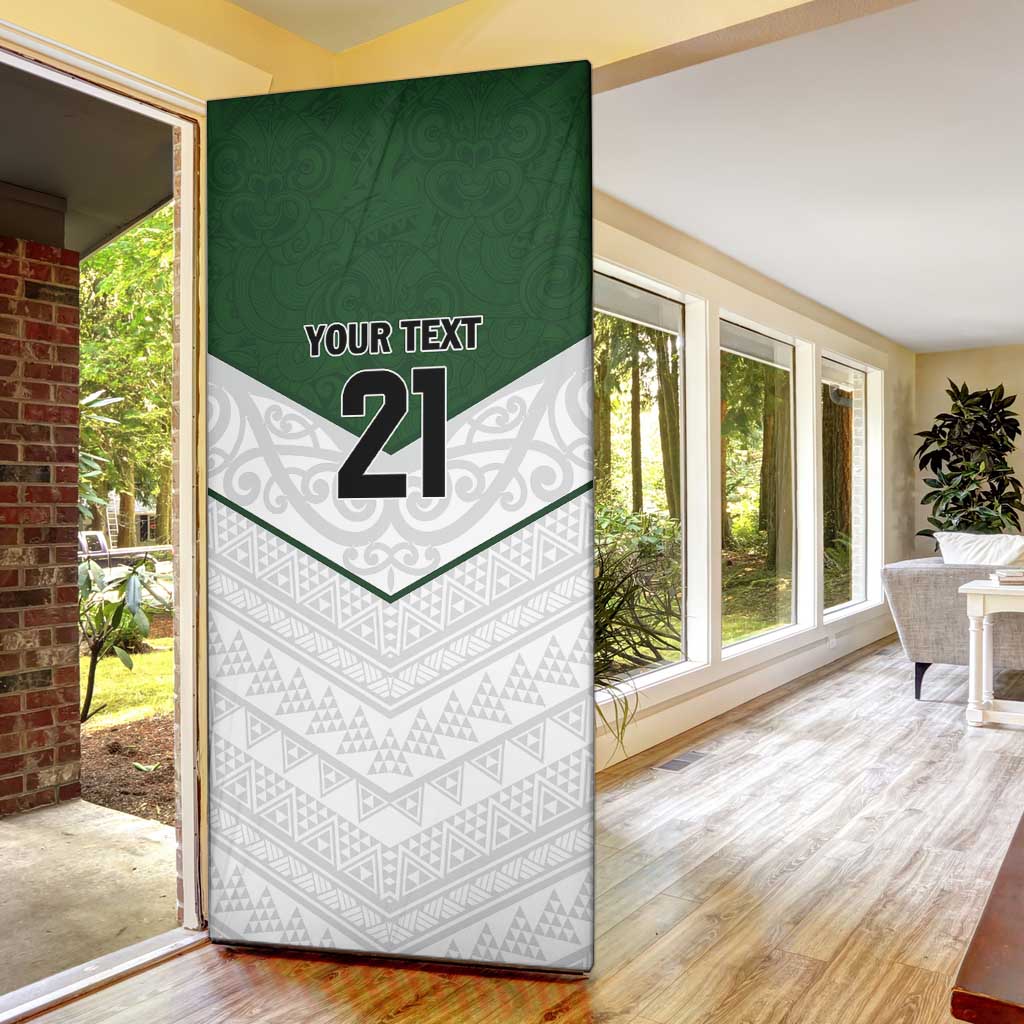 Custom New Zealand Maori Niho Taniwha Door Cover - Aussie Hoodie