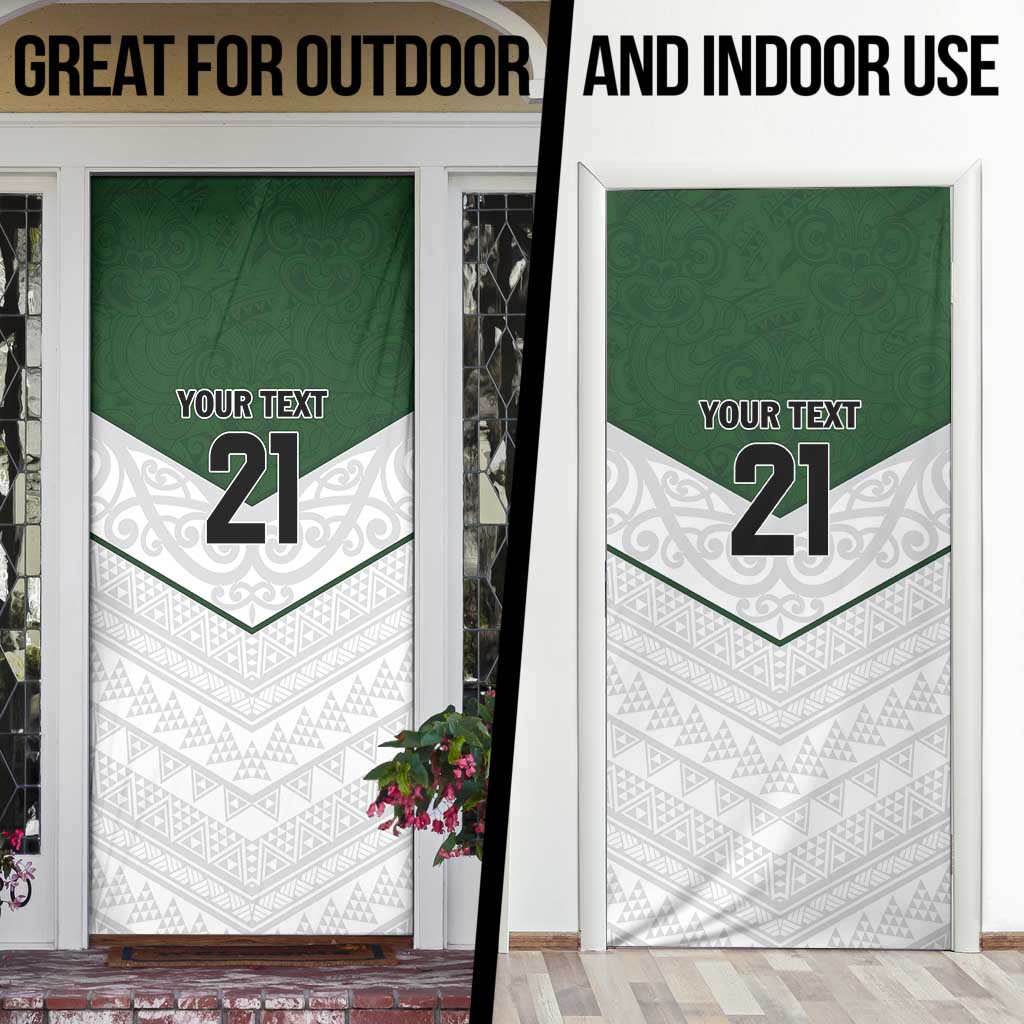 Custom New Zealand Maori Niho Taniwha Door Cover - Aussie Hoodie