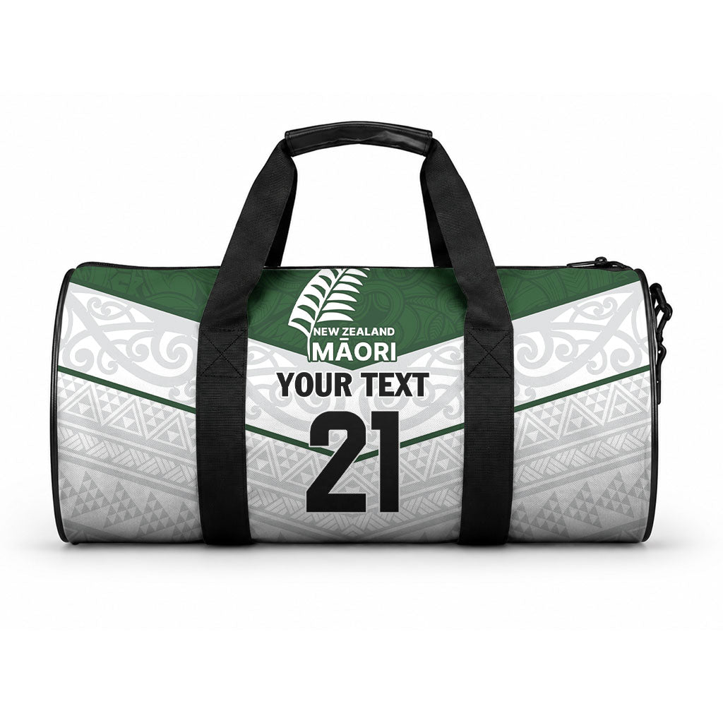 Custom New Zealand Maori Niho Taniwha Duffle Bag