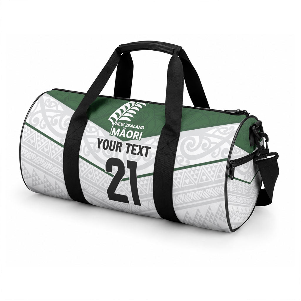 Custom New Zealand Maori Niho Taniwha Duffle Bag