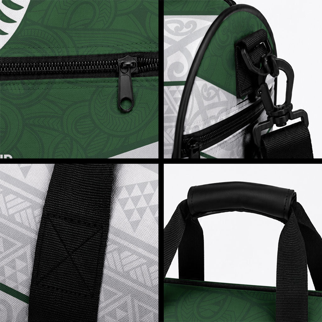 Custom New Zealand Maori Niho Taniwha Duffle Bag