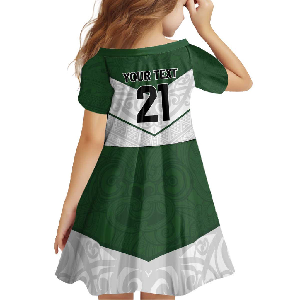 Custom New Zealand Maori Niho Taniwha Family Matching Off The Shoulder Long Sleeve Dress and Hawaiian Shirt