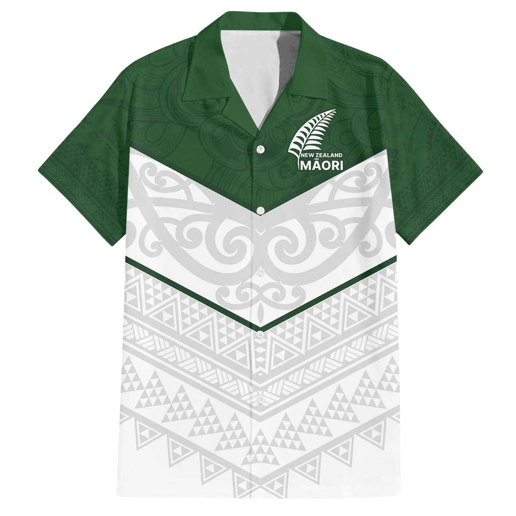 Custom New Zealand Maori Niho Taniwha Family Matching Off The Shoulder Long Sleeve Dress and Hawaiian Shirt