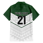 Custom New Zealand Maori Niho Taniwha Family Matching Off The Shoulder Long Sleeve Dress and Hawaiian Shirt