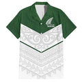 Custom New Zealand Maori Niho Taniwha Family Matching Off Shoulder Maxi Dress and Hawaiian Shirt