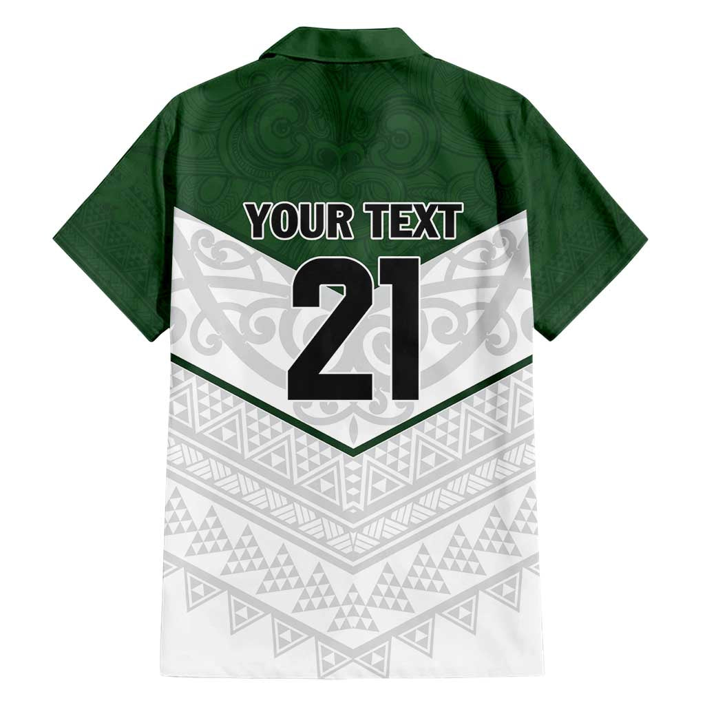 Custom New Zealand Maori Niho Taniwha Family Matching Off Shoulder Short Dress and Hawaiian Shirt