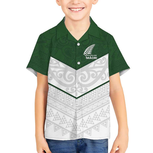 Custom New Zealand Maori Niho Taniwha Family Matching Short Sleeve Bodycon Dress and Hawaiian Shirt