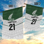 Custom New Zealand Maori Niho Taniwha Garden Flag