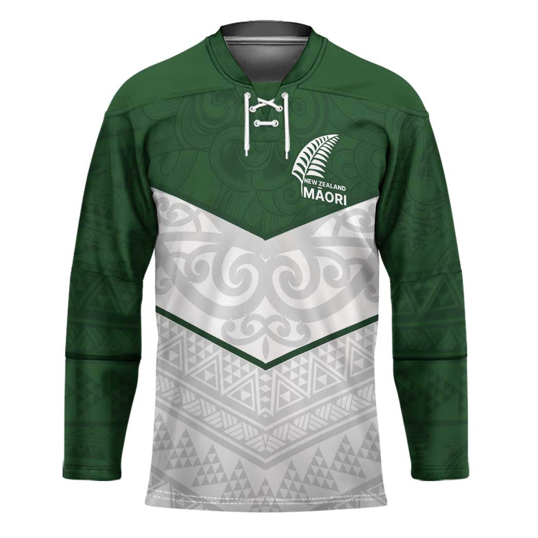 Custom New Zealand Maori Niho Taniwha Hockey Jersey - Aussie Hoodie