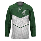 Custom New Zealand Maori Niho Taniwha Hockey Jersey - Aussie Hoodie