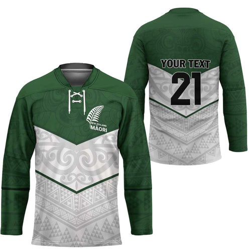 Custom New Zealand Maori Niho Taniwha Hockey Jersey - Aussie Hoodie