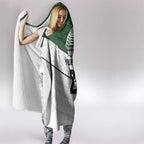 Custom New Zealand Maori Niho Taniwha Hooded Blanket