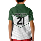 Custom New Zealand Maori Niho Taniwha Kid Polo Shirt