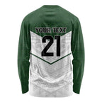 Custom New Zealand Maori Niho Taniwha Long Sleeve Shirt