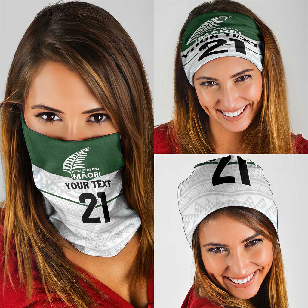 Custom New Zealand Maori Niho Taniwha Neck Gaiter - Aussie Hoodie