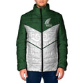 Custom New Zealand Maori Niho Taniwha Padded Jacket - Aussie Hoodie