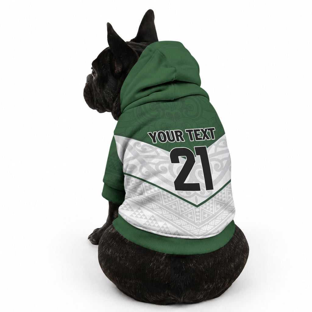 Custom New Zealand Maori Niho Taniwha Pet Hoodie