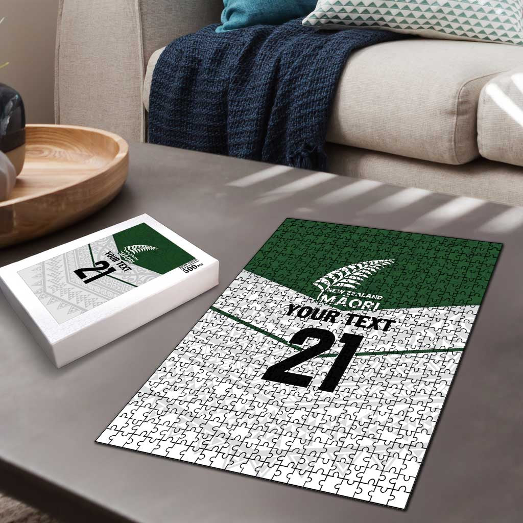 Custom New Zealand Maori Niho Taniwha Puzzle - Aussie Hoodie