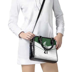 Custom New Zealand Maori Niho Taniwha Shoulder Handbag