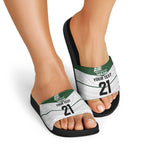 Custom New Zealand Maori Niho Taniwha Slide Sandals - Aussie Hoodie