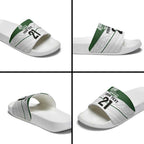 Custom New Zealand Maori Niho Taniwha Slide Sandals - Aussie Hoodie