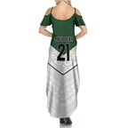 Custom New Zealand Maori Niho Taniwha Summer Maxi Dress