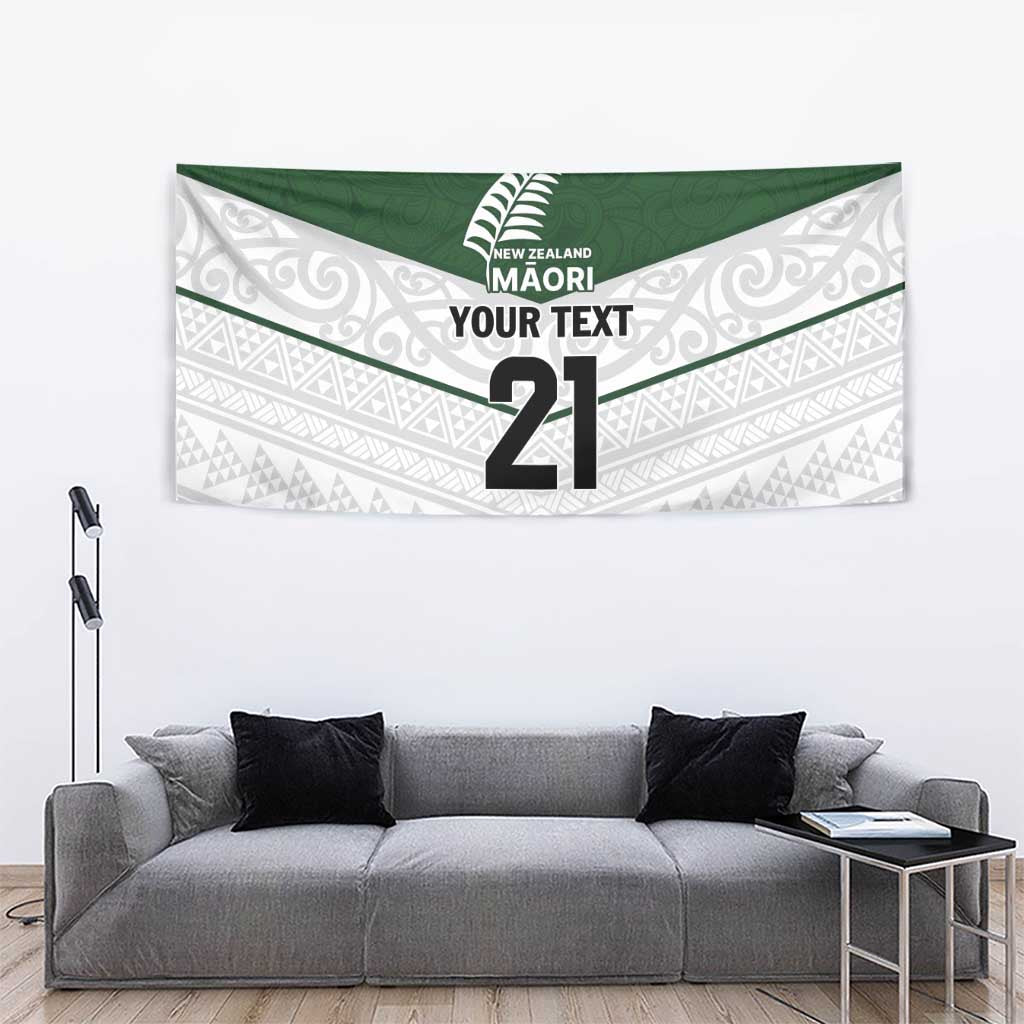 Custom New Zealand Maori Niho Taniwha Tapestry