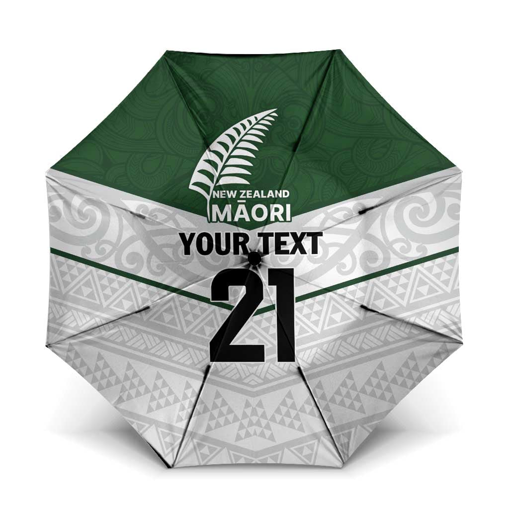 Custom New Zealand Maori Niho Taniwha Umbrella - Aussie Hoodie