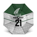 Custom New Zealand Maori Niho Taniwha Umbrella - Aussie Hoodie