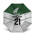 Custom New Zealand Maori Niho Taniwha Umbrella - Aussie Hoodie