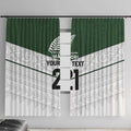 Custom New Zealand Maori Niho Taniwha Window Curtain
