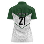 Custom New Zealand Maori Niho Taniwha Women Polo Shirt