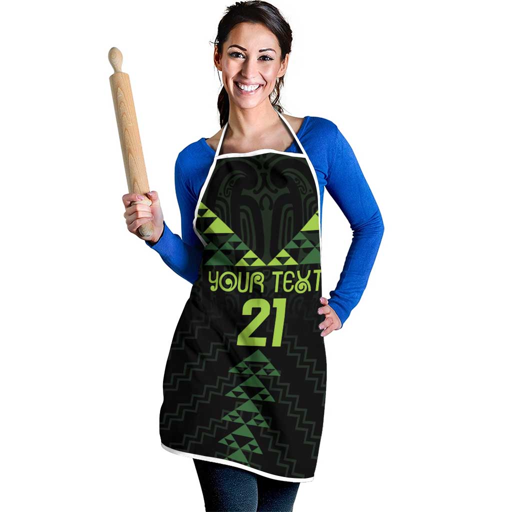 Custom New Zealand Maori Koru Koiri Motif Apron - Aussie Hoodie
