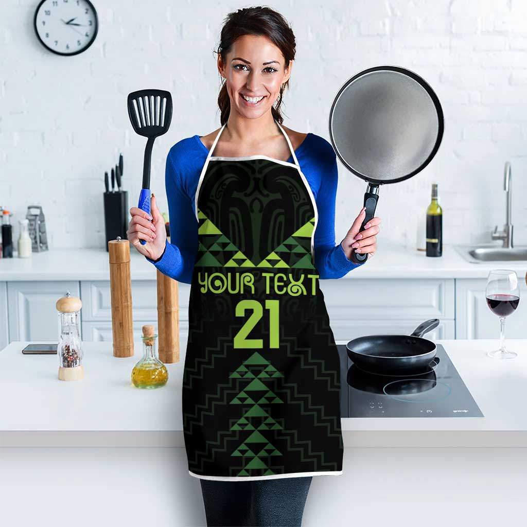 Custom New Zealand Maori Koru Koiri Motif Apron - Aussie Hoodie