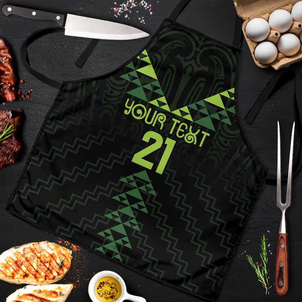 Custom New Zealand Maori Koru Koiri Motif Apron - Aussie Hoodie