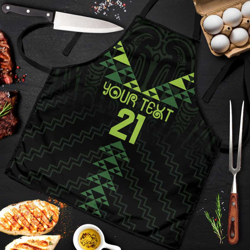 Custom New Zealand Maori Koru Koiri Motif Apron - Aussie Hoodie