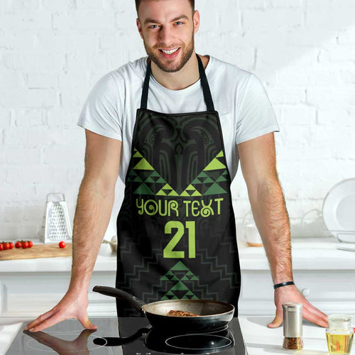 Custom New Zealand Maori Koru Koiri Motif Apron - Aussie Hoodie