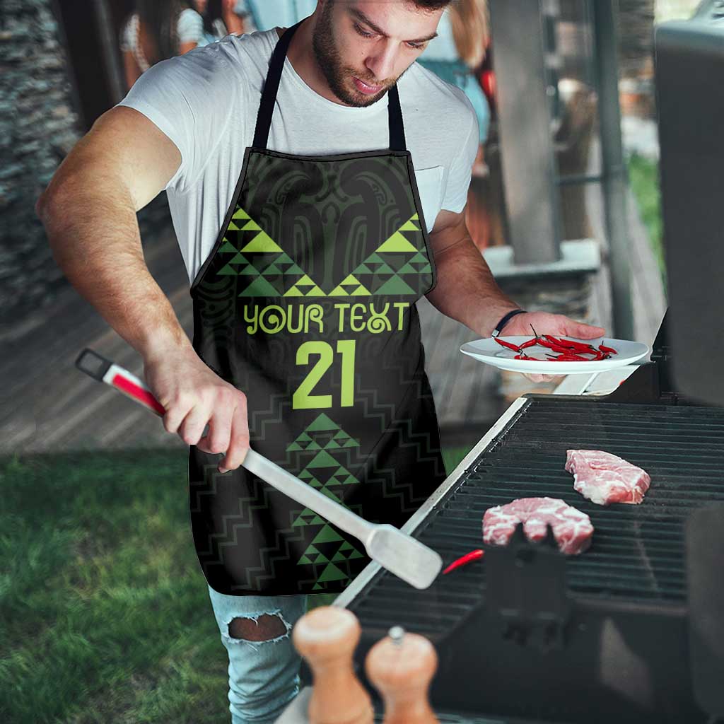 Custom New Zealand Maori Koru Koiri Motif Apron - Aussie Hoodie