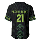 Custom New Zealand Maori Koru Koiri Motif Baseball Jersey