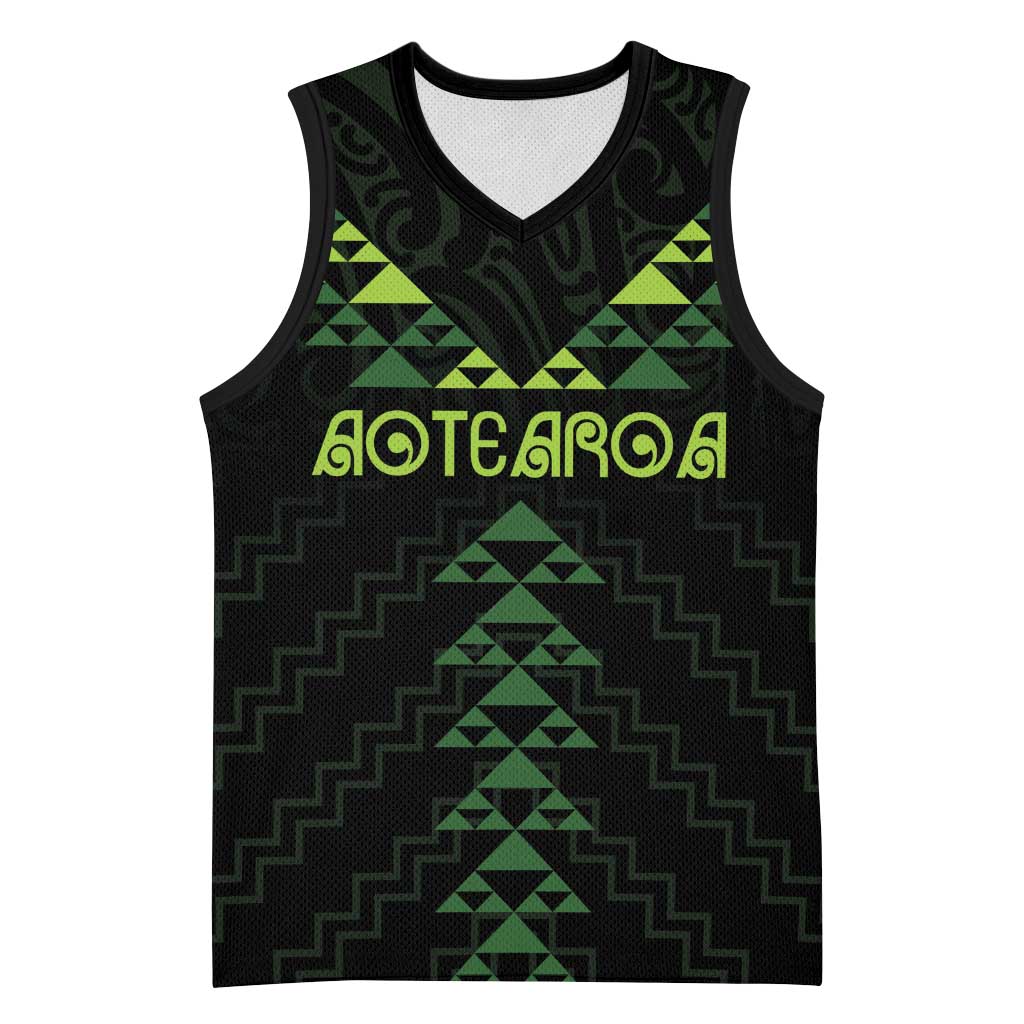 Custom New Zealand Maori Koru Koiri Motif Basketball Jersey - Aussie Hoodie