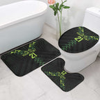 Custom New Zealand Maori Koru Koiri Motif Bathroom Set - Aussie Hoodie
