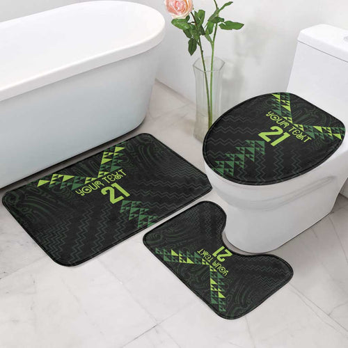 Custom New Zealand Maori Koru Koiri Motif Bathroom Set - Aussie Hoodie