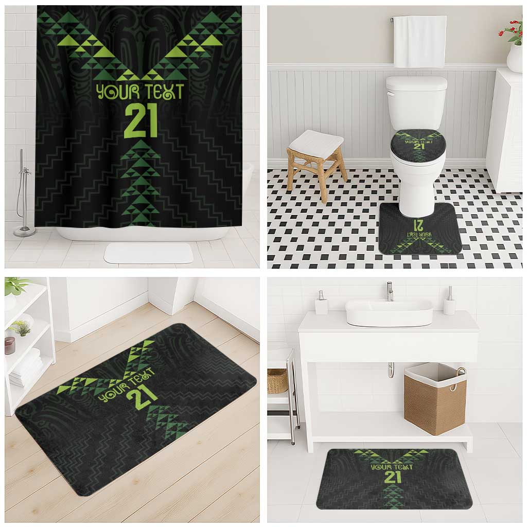 Custom New Zealand Maori Koru Koiri Motif Bathroom Set - Aussie Hoodie