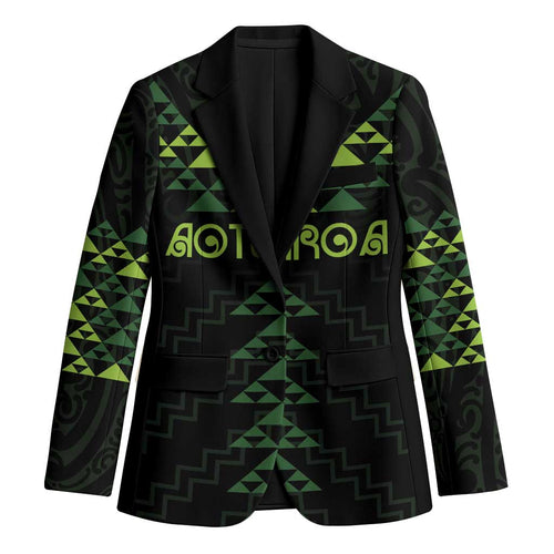 Custom New Zealand Maori Koru Koiri Motif Blazer - Aussie Hoodie