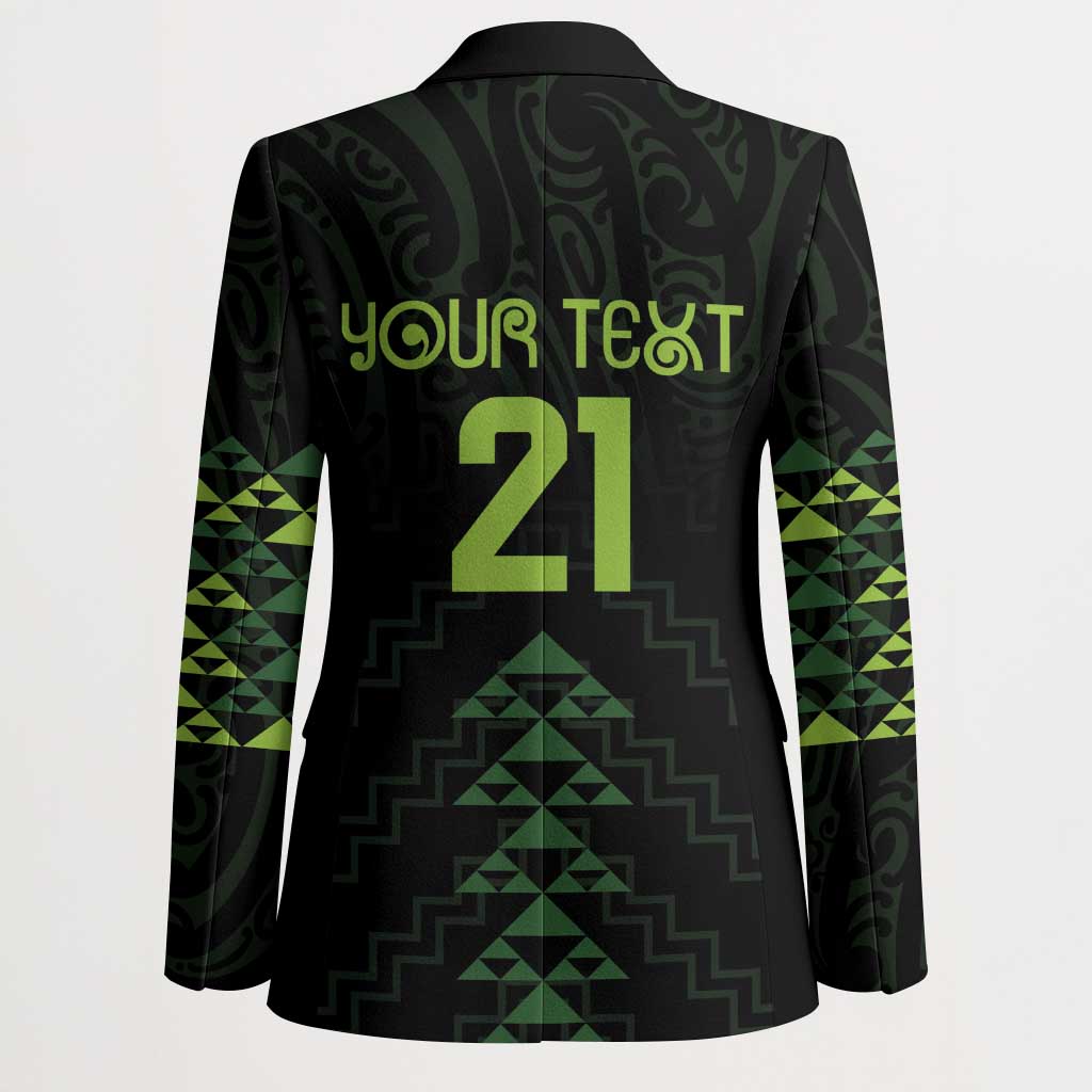 Custom New Zealand Maori Koru Koiri Motif Blazer - Aussie Hoodie