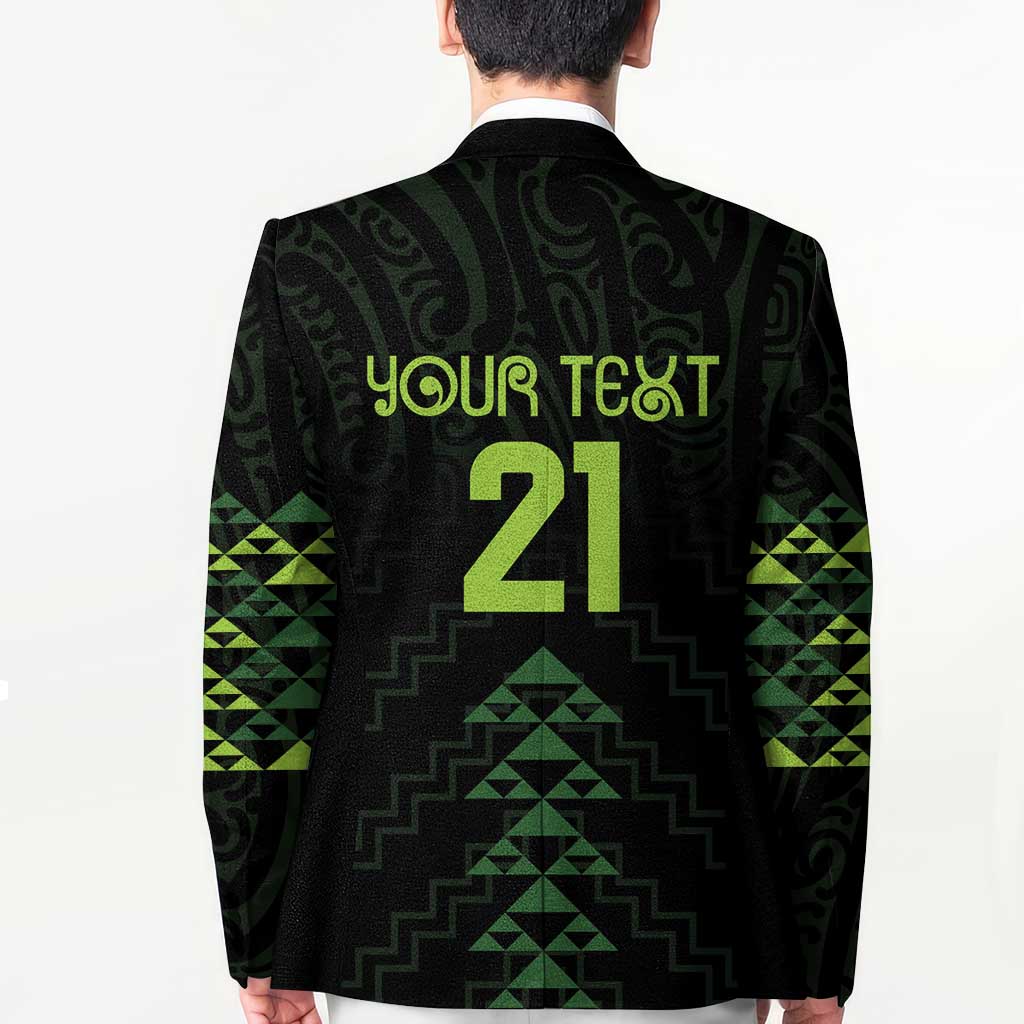 Custom New Zealand Maori Koru Koiri Motif Blazer - Aussie Hoodie