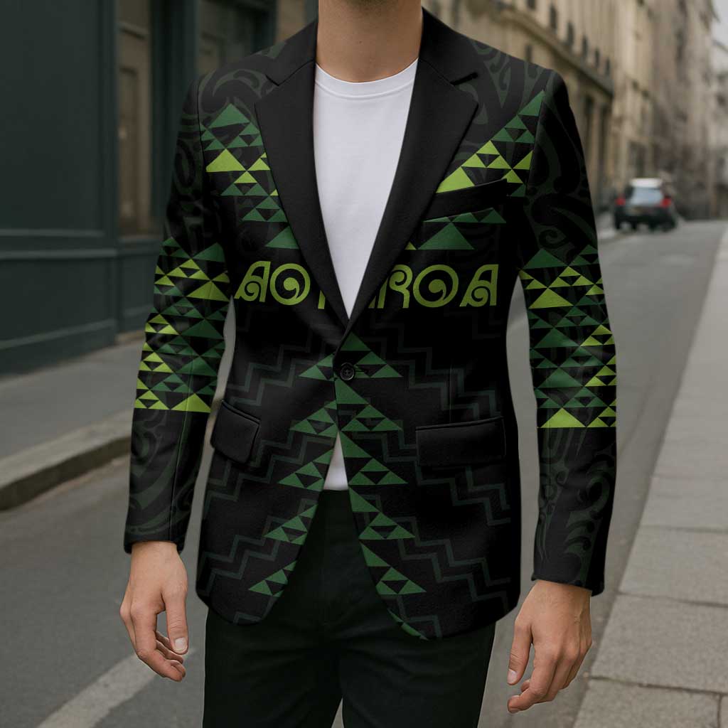Custom New Zealand Maori Koru Koiri Motif Blazer - Aussie Hoodie