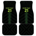 Custom New Zealand Maori Koru Koiri Motif Car Mats