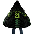 Custom New Zealand Maori Koru Koiri Motif Cloak - Aussie Hoodie